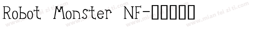 Robot Monster NF字体转换